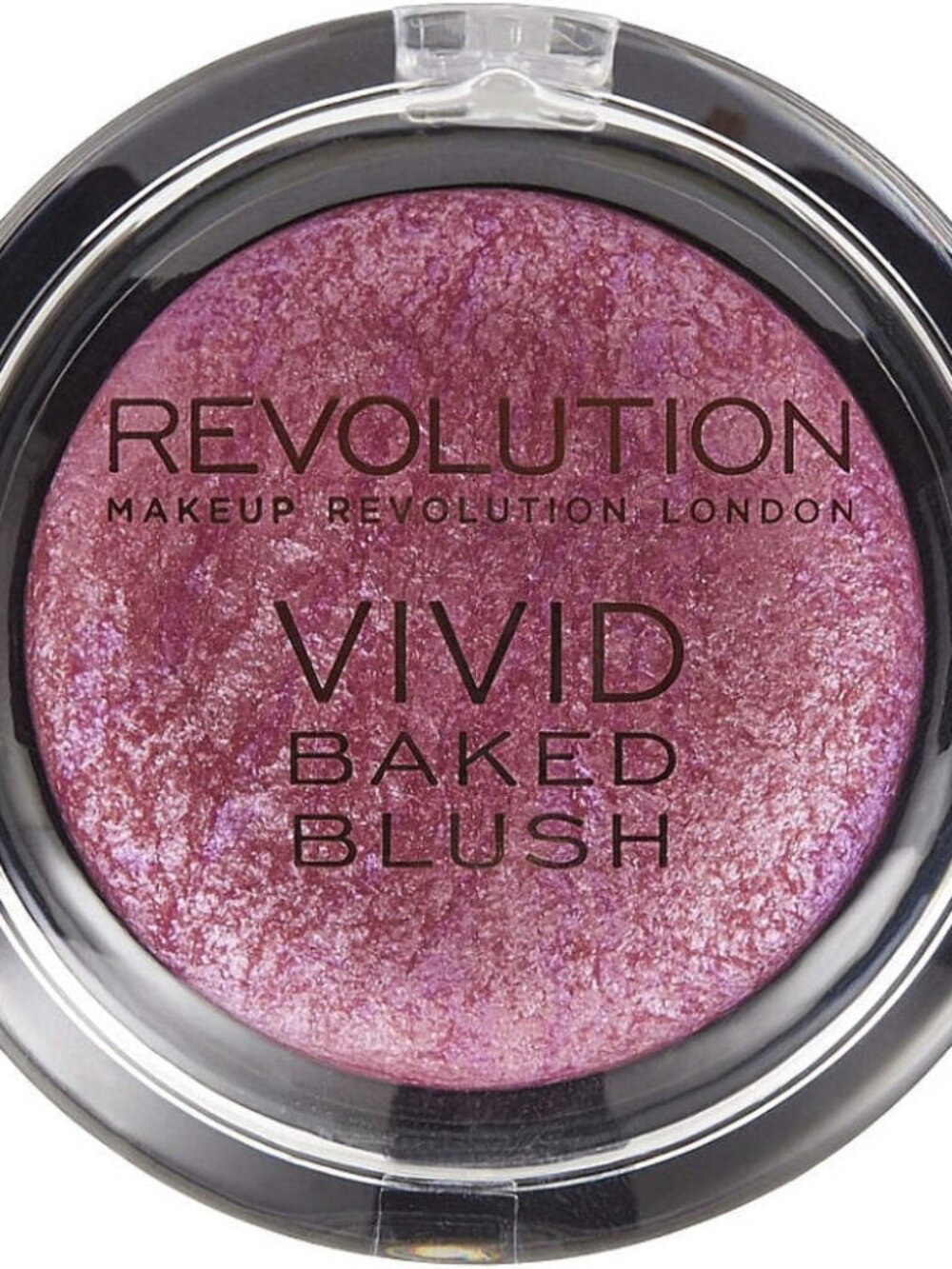 REVOLUTION Vivid Baked Blush One for Playing Games- Pink with Shimmer